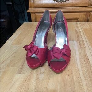 Michaelangelo Satin Heels- Maribelle Pink, size 9M